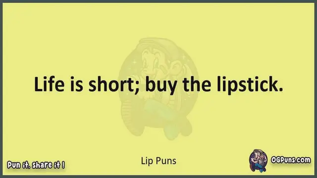 Video thumbnail for Lip - Jokes, Puns, Wordplays, and Laughter