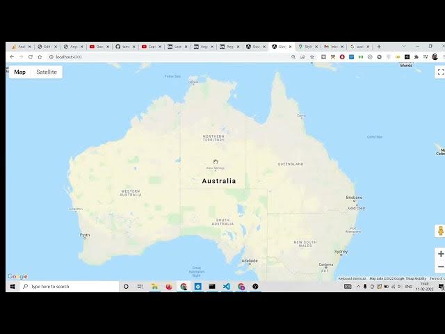 Video thumbnail for Angular 13 Google Maps Javascript API Example to Embed Maps With Marker in Browser Using Typescript