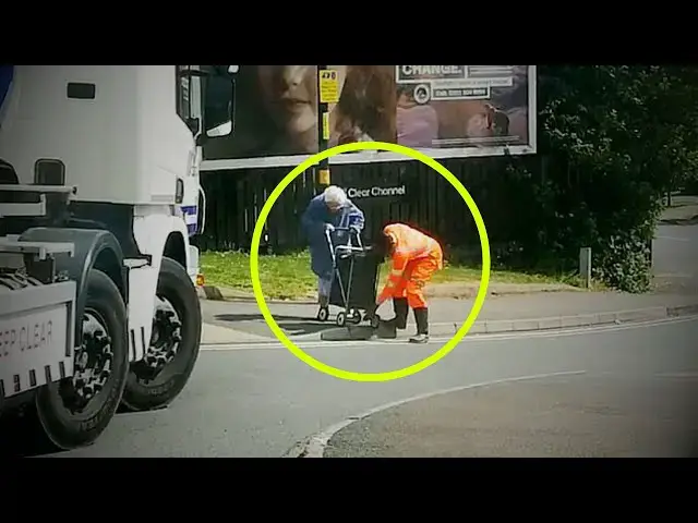 Video thumbnail for Poor Man Helps Old Lady on the Road, Later Sees His Name on TV !!