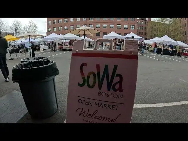 Video thumbnail for 💥SoWa INK BLOCK Boston Walk Through Art Galleries, Open Market, Food, More