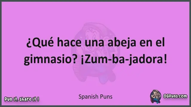 Video thumbnail for Spanish - Jokes, Puns, Wordplays, and Laughter