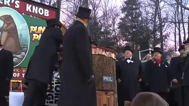 Video thumbnail for "Groundhog Day 2025: Punxsutawney Phil Predicts Six More Weeks of Winter"