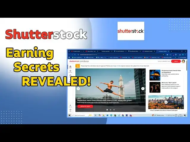 'Video thumbnail for Shutterstock Earning Secrets REVEALED! | How I Make Money Online 2025'