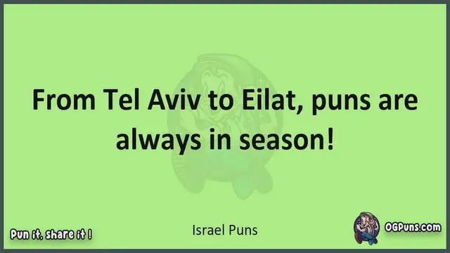 Video thumbnail for Israel - Jokes, Puns, Wordplays, and Laughter