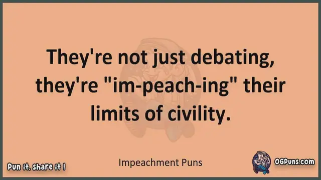 Video thumbnail for Impeachment - Jokes, Puns, Wordplays, and Laughter