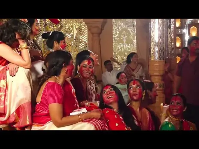 Video thumbnail for Rupali Ganguly, Sumona Chakroborty & Visit Durga Puja Pandal 2025 For Sindoor Khela