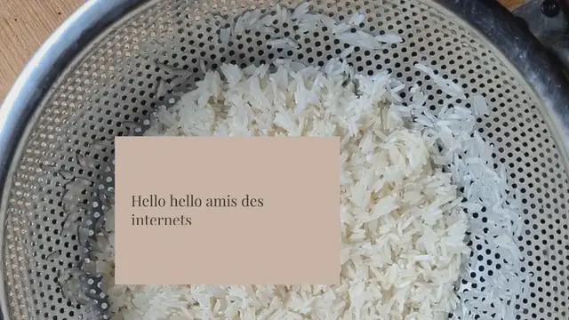 Video thumbnail for Comment cuire parfaitement le riz au micro-ondes