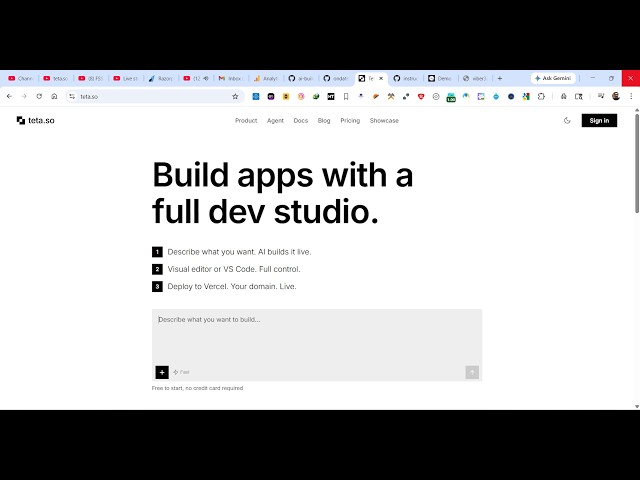 Video thumbnail for This Teta.so AI App Builder is INSANE to Build Full Stack Apps From Prompt For FREE Destroys Claude