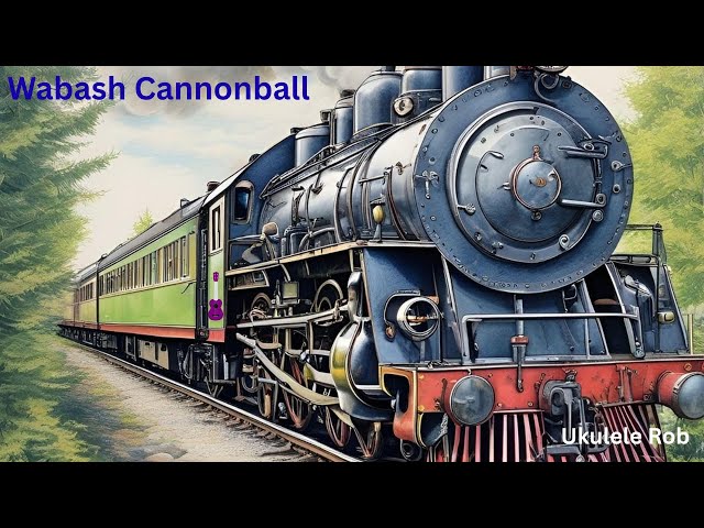 Video thumbnail for Wabash Cannonball [Baritone Ukulele ] cords & lyrics in Description ]