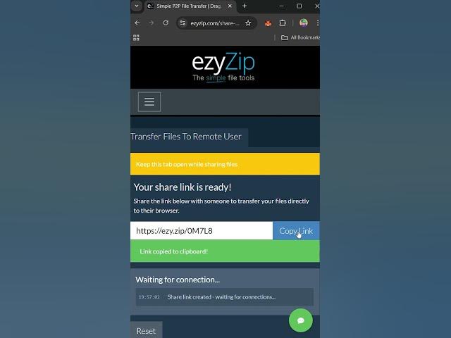 Video thumbnail for 📤 Transfer Files to Remote User on Your Browser | P2P File Transfer