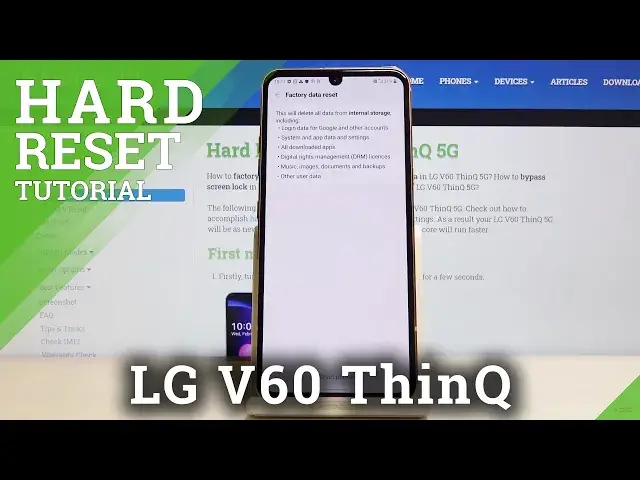 Video thumbnail for How to Hard Reset LG V60 ThinQ – Wipe Data Instructions