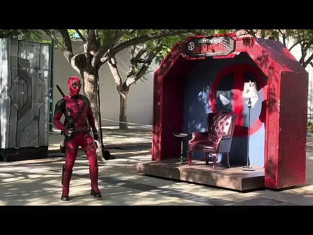 Video thumbnail for Story Time with Deadpool 📚#marvel #deadpool #disneyland