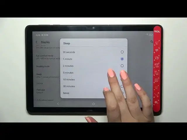 'Video thumbnail for How to Change Screen Timeout in TCL Tab 10 – Manage Display Settings'