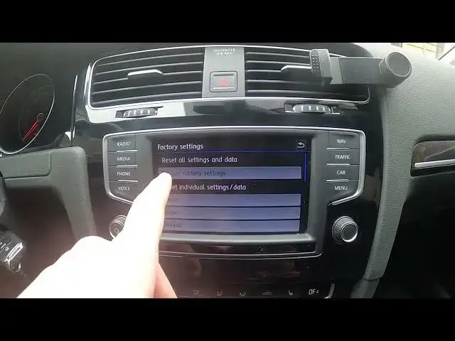 'Video thumbnail for How to Perform System Factory Reset in Volkswagen Golf VII (2012 - 2020) - Restore Factory Settings'