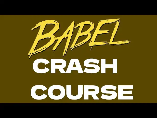 Video thumbnail for Babel Mini Crash Course to Compile TypeScript to Javascript and Run it in Browser Setup in VS Code