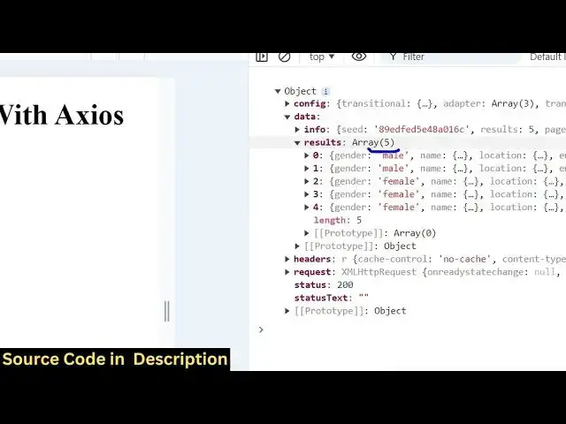 Video thumbnail for Javascript Axios Example to Fetch Dynamic Data From REST API With Pagination and Display in Browser