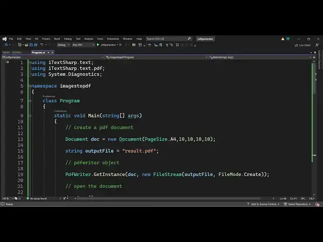 Video thumbnail for C# .NET Project to Add Multiple Images in PDF Document Using iTextSharp Library