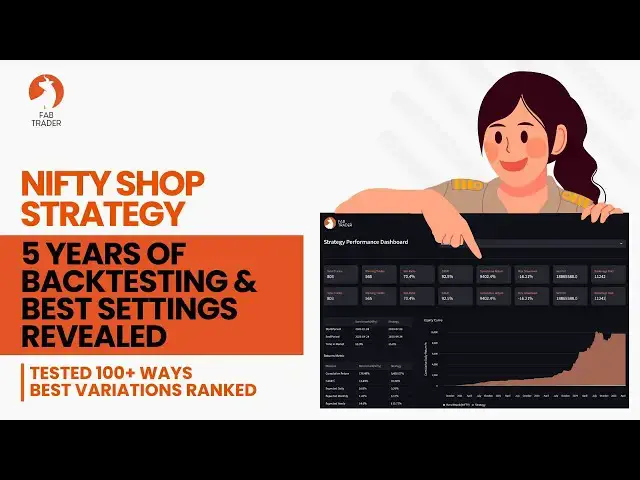 'Video thumbnail for Nifty Shop Swing Strategy Backtested for 5 Years and Best Settings Revealed | Mahesh Chander Kaushik'