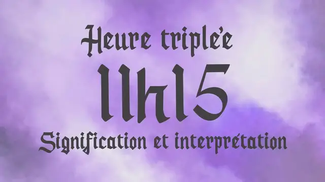Video thumbnail for 🌸 HEURE TRIPLEE 11h15 - Signification et Interprétation angélique