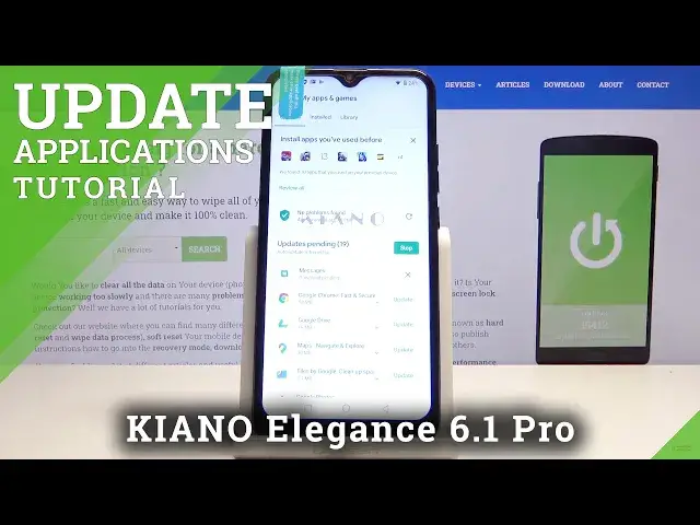 Video thumbnail for How to Update Apps in KIANO Elegance 6.1 Pro – Install Latest App Version