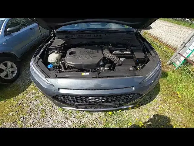 'Video thumbnail for Where is the Washer Fluid Reservoir in Hyundai Kona ( 2017 – now )'