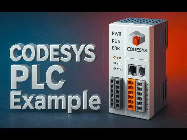 'Video thumbnail for CodeSys PLC Example for beginners'