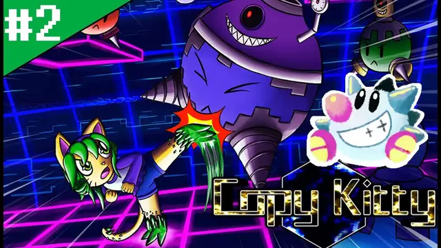Video thumbnail for Let's Play Copy Kitty (2): Intense Kirby-esque Power Copying!