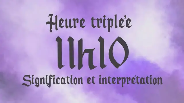 Video thumbnail for 🌸 HEURE TRIPLEE 11h10- Signification et Interprétation angélique