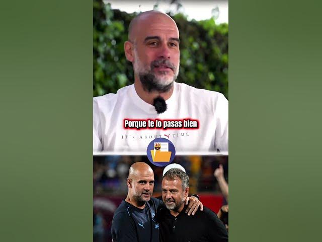 Video thumbnail for Guardiola se rinde al Barça de Hansi Flick: “Te lo pasas bien” 🤩