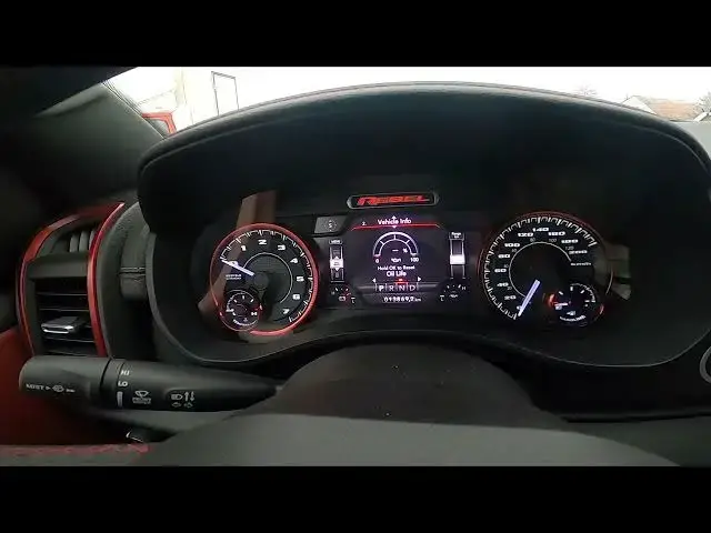 Video thumbnail for How to Find and Reset Oil Life Info in Dodge Ram 1500 REBEL II ( 2019 - now )