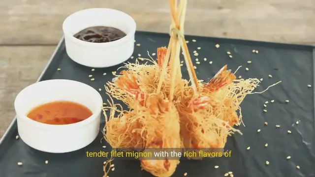 'Video thumbnail for Filet Mignon with Shrimp and Lobster Cream Sauce Recipe - Elegant Dinners'