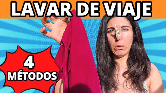 Video thumbnail for Cómo lavar la ROPA de VIAJE👍👍 En hotel, camping, camper, van: consejos, tips y trucos