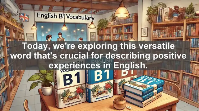 Video thumbnail for 2500 Must Know CEFR B1 Vocabulary - Understanding the Word 'Pleasant': Meaning, Usage, and Examples