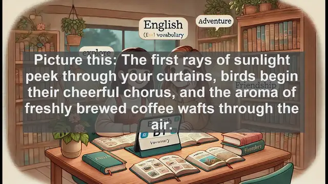 Video thumbnail for 2500 Must Know CEFR B1 Vocabulary - The Word 'Morning': From Dawn to Noon