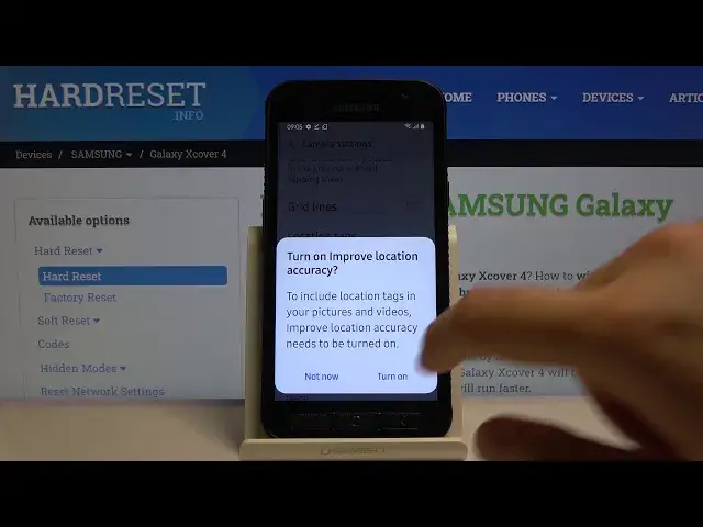 Video thumbnail for How to Activate Camera Location Tags in SAMSUNG Galaxy Xcover 4 – Location Settings