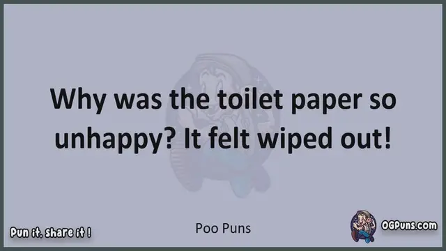 Video thumbnail for Poo - Jokes, Puns, Wordplays, and Laughter