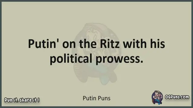 Video thumbnail for Putin - Jokes, Puns, Wordplays, and Laughter