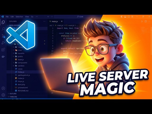Video thumbnail for How To Run HTML,CSS & JS File in VS Code With Live Server