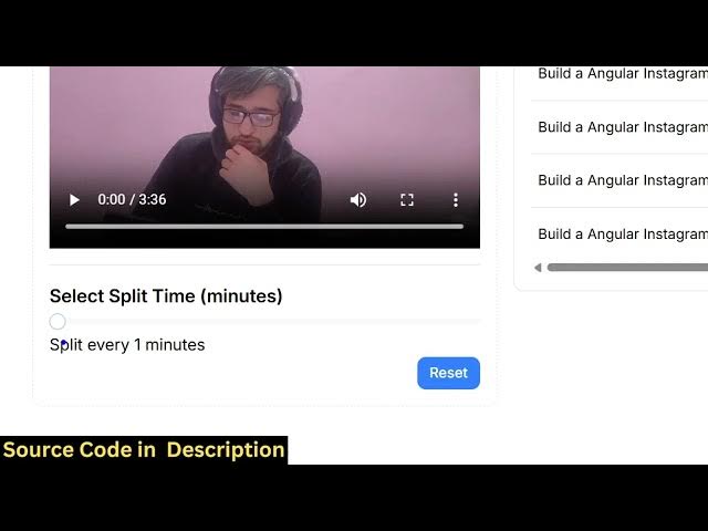 Video thumbnail for Build a React.js Video Splitter Editor in Browser Using FFMPEG WebAssembly & Shadcn ui in TS