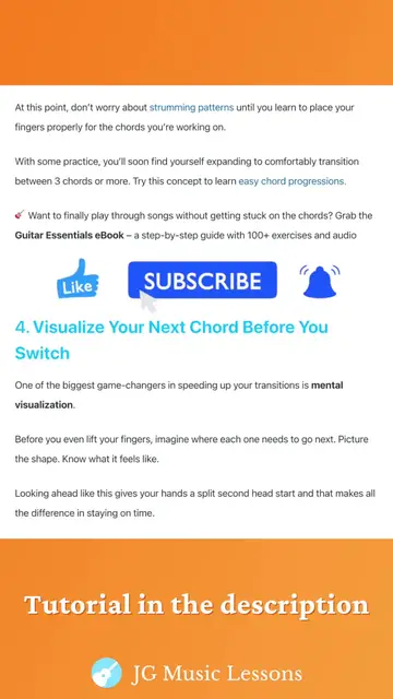 'Video thumbnail for Simple tips to switch guitar chords faster 🎸'