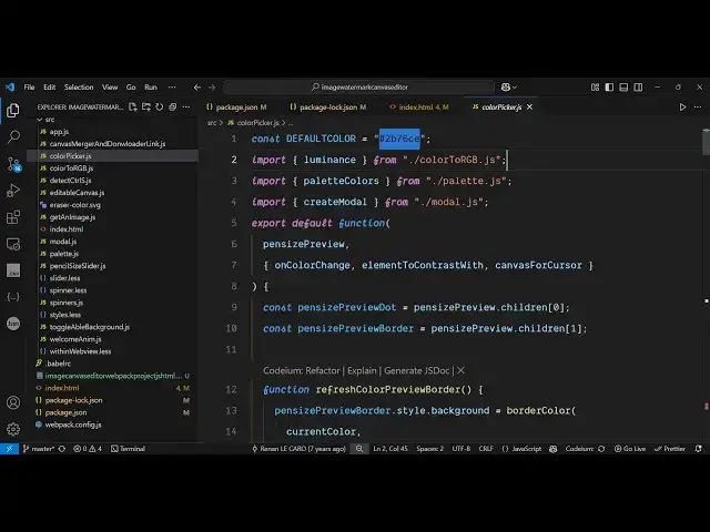 Video thumbnail for Build a Drawing Canvas Image Editor in Browser Using HTML CSS and Javascript to Earn Passive Income