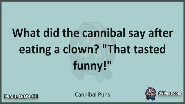 Video thumbnail for Cannibal - Jokes, Puns, Wordplays, and Laughter