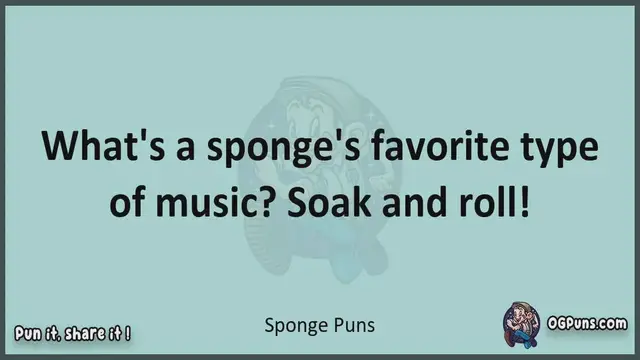 Video thumbnail for Sponge - Jokes, Puns, Wordplays, and Laughter