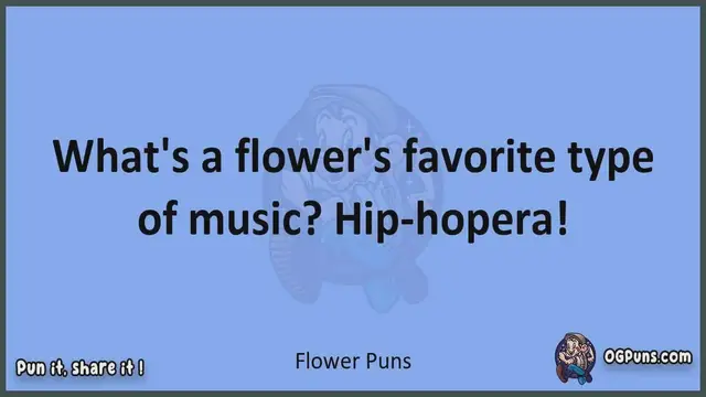 Video thumbnail for Flower - Jokes, Puns, Wordplays, and Laughter