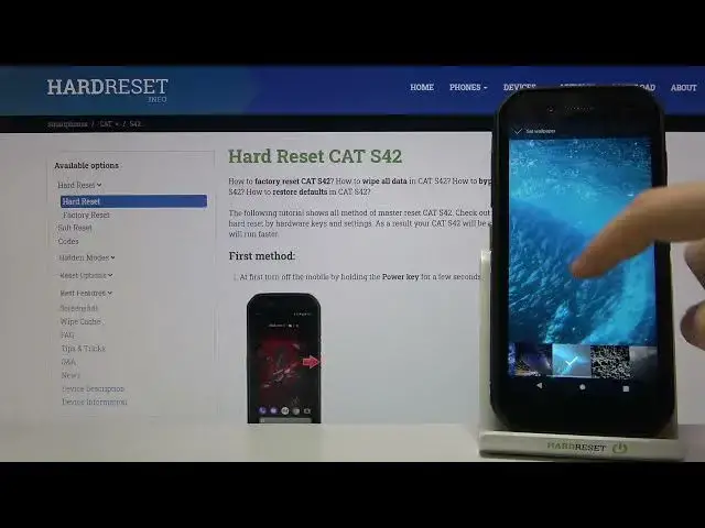 Video thumbnail for How System Wallpapers Look Likes in CAT S42 – Default Wallpapers