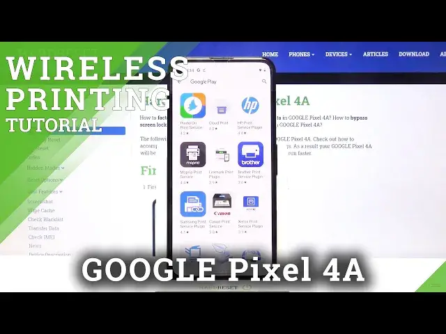 'Video thumbnail for How to Connect Printer with GOOGLE Pixel 4A  - Wireless Printing'