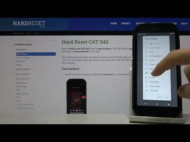 Video thumbnail for Ringtones on CAT S42 – List of Original Ringtones