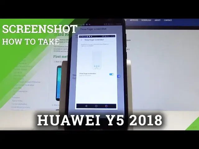 Video thumbnail for How to Take Screenshot in HUAWEI Y5 (2018) - Save & Share Screenshot