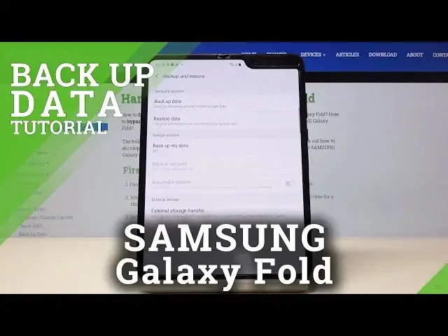 Video thumbnail for How to Backup Data in SAMSUNG Galaxy Fold – Create Google Backup