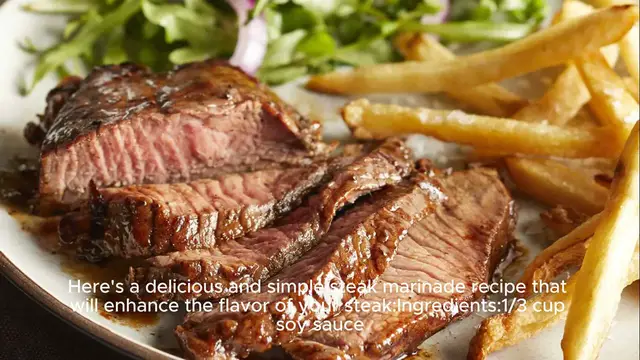 Video thumbnail for Steak marinade recipe